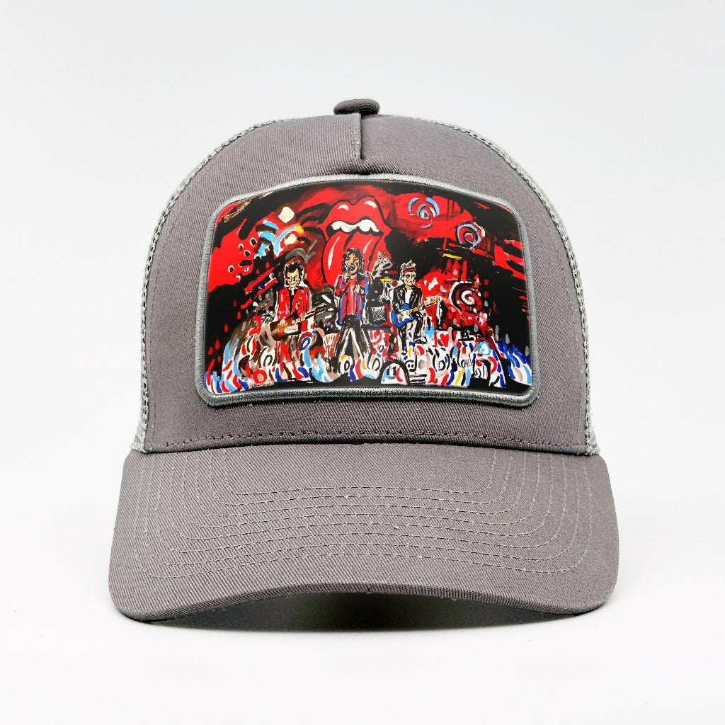 Start me up graffiti on the Aska Cotton Trucker