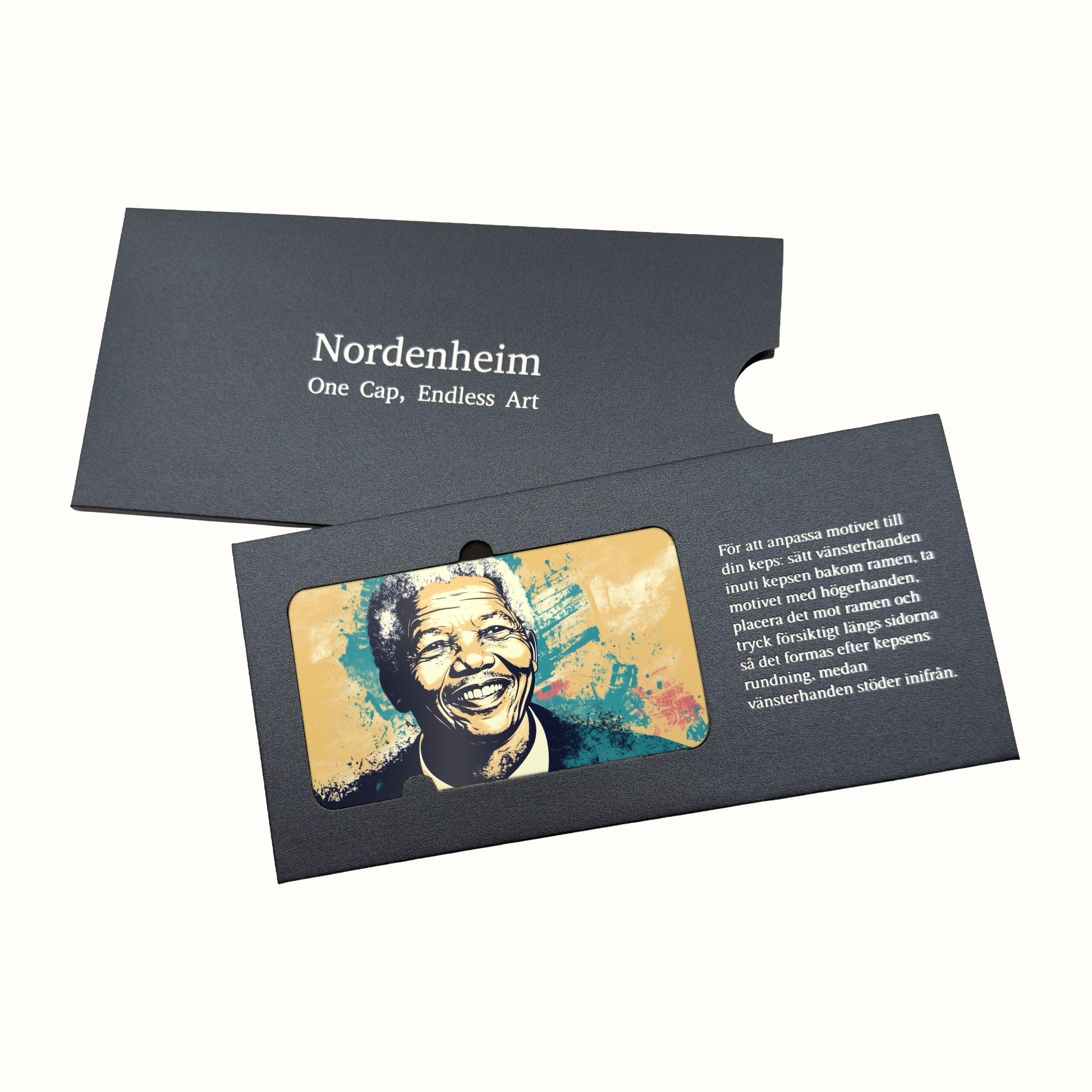 Nelson Mandela Art Plate in its Nordenheim sleeve