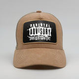 Parental Advisory on the Timmer Suede Trucker