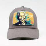Nelson Mandela on the Aska Cotton Trucker