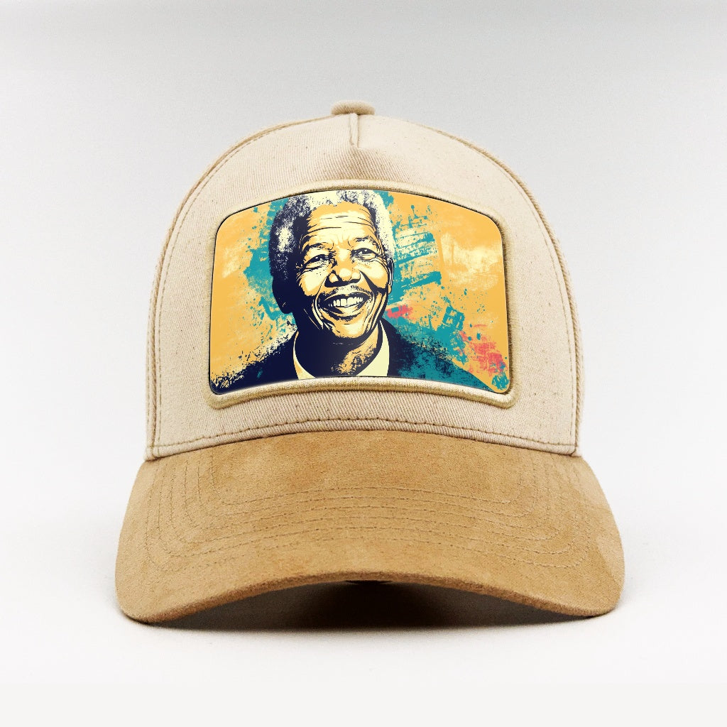 Nelson Mandela on the Björk Suede Classic
