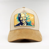 Nelson Mandela on the Björk Suede Classic