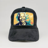 Nelson Mandela on the Midnatt Velvet Trucker