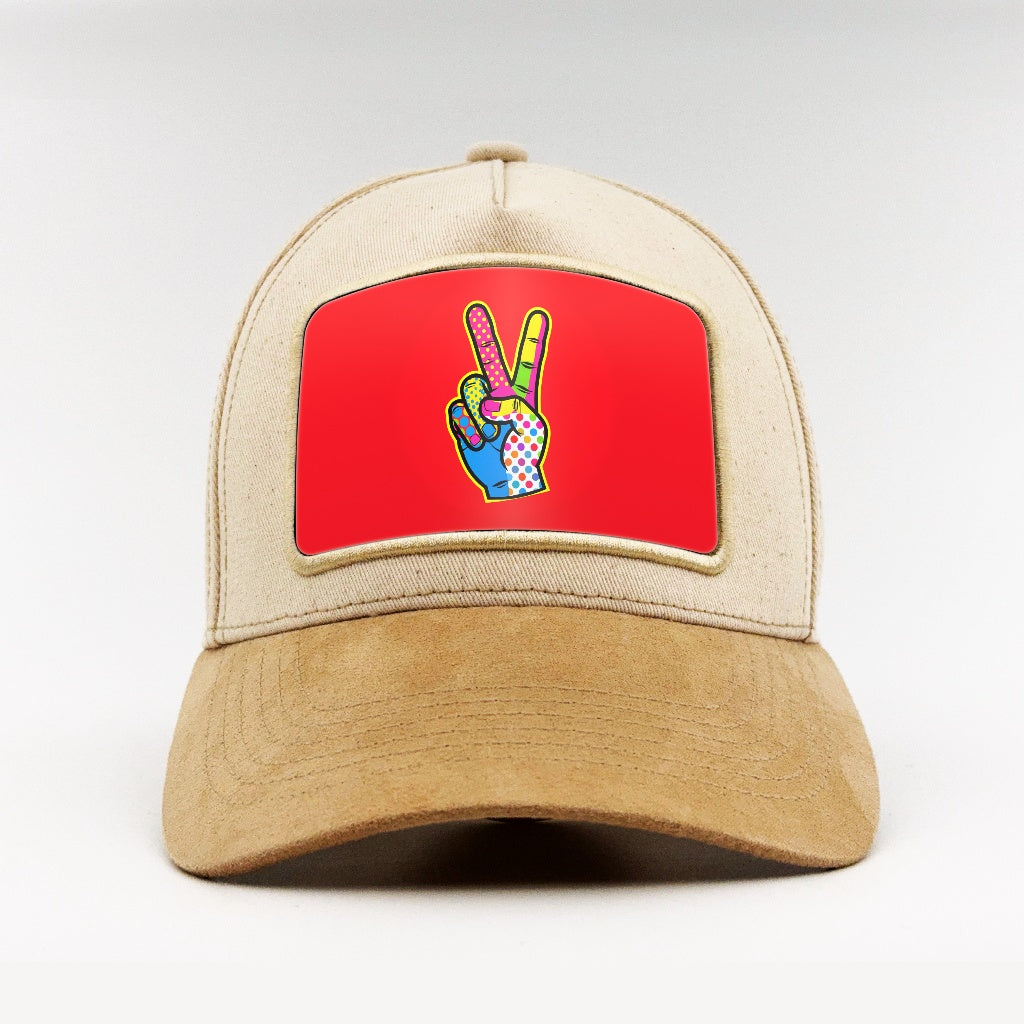 Pop-Art Peace Sign on the Björk Suede Classic