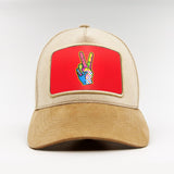 Pop-Art Peace Sign on the Björk Suede Classic