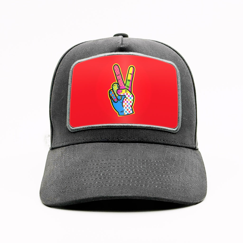 Pop-Art Peace Sign on the Granit Cotton Classic