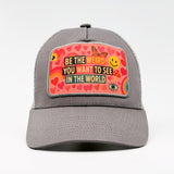 "Be the Weird You Want to See" on the Aska Cotton Trucker