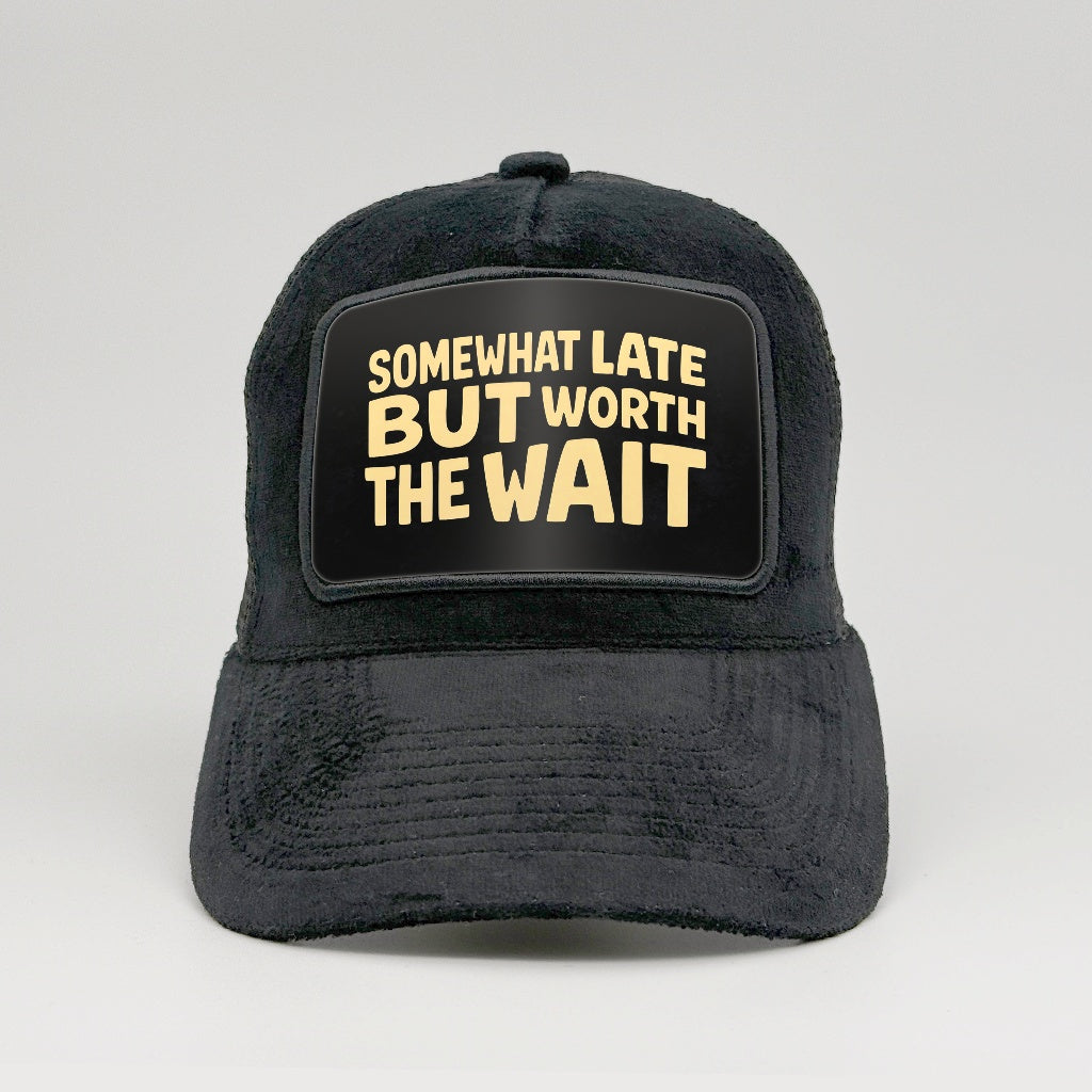 "Somewhat Late, But Worth the Wait" on the Midnatt Velvet Trucker