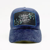 "Whatever you are, be a good one" - Abraham Lincoln on the Fjord Velvet Trucker