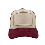 Suede Bordeaux Trucker