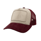 Suede Bordeaux Trucker