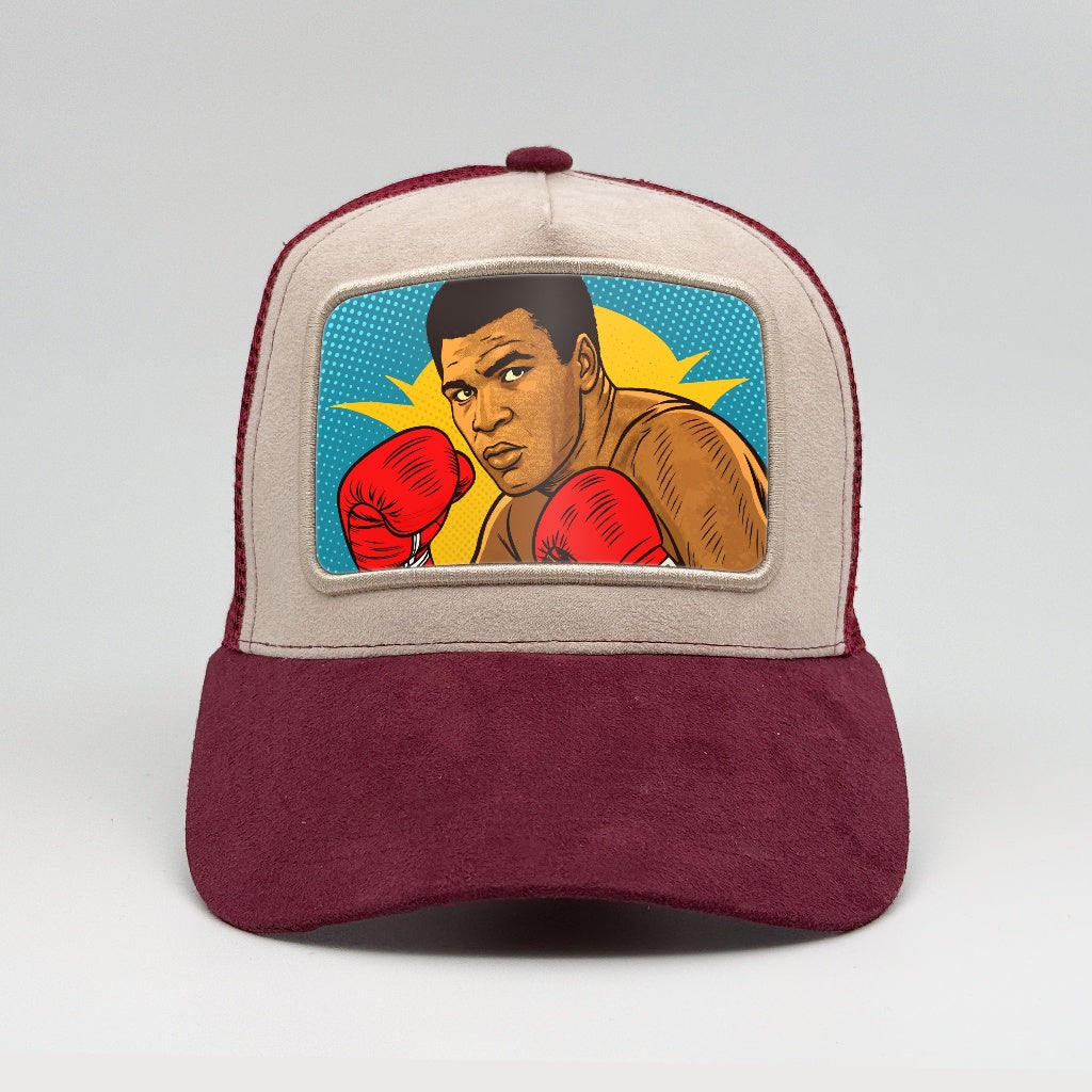 Muhammed Ali - Pop Art Style on the Faluröd Suede Trucker