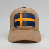 Swedish Flag - Rugged Resilience on the Timmer Suede Trucker