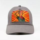 Rosie’s Rebel Spirit on the Aska Cotton Trucker