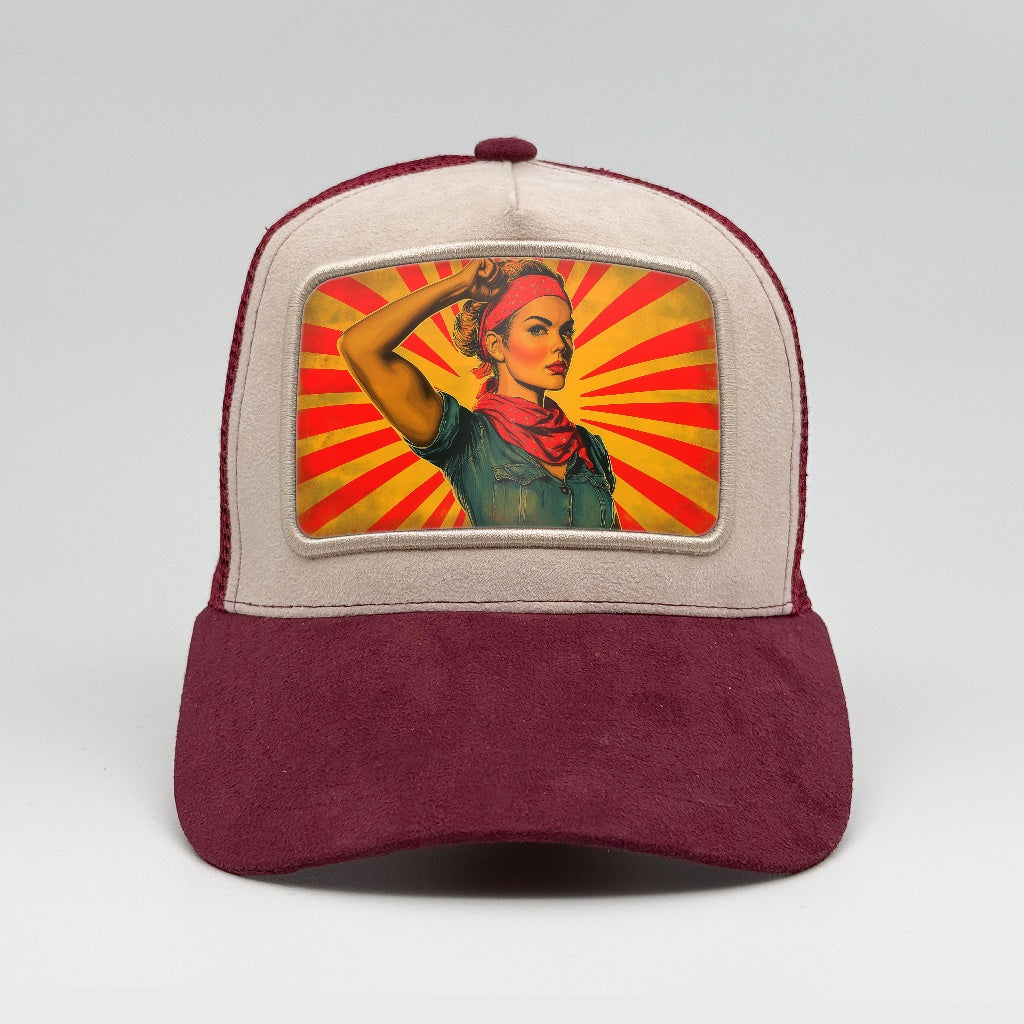 Rosie’s Rebel Spirit on the Faluröd Suede Trucker
