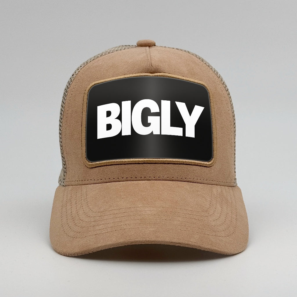 Bigly on the Timmer Suede Trucker