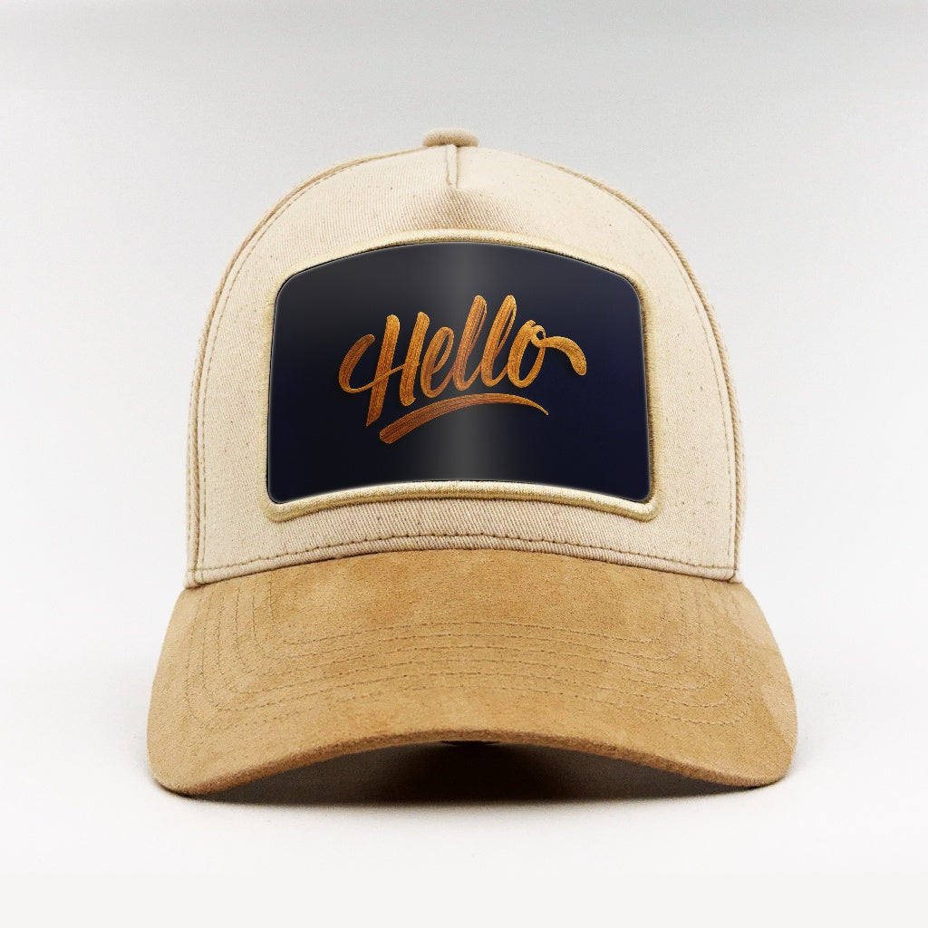 Hello – Gilded Greeting on the Björk Suede Classic