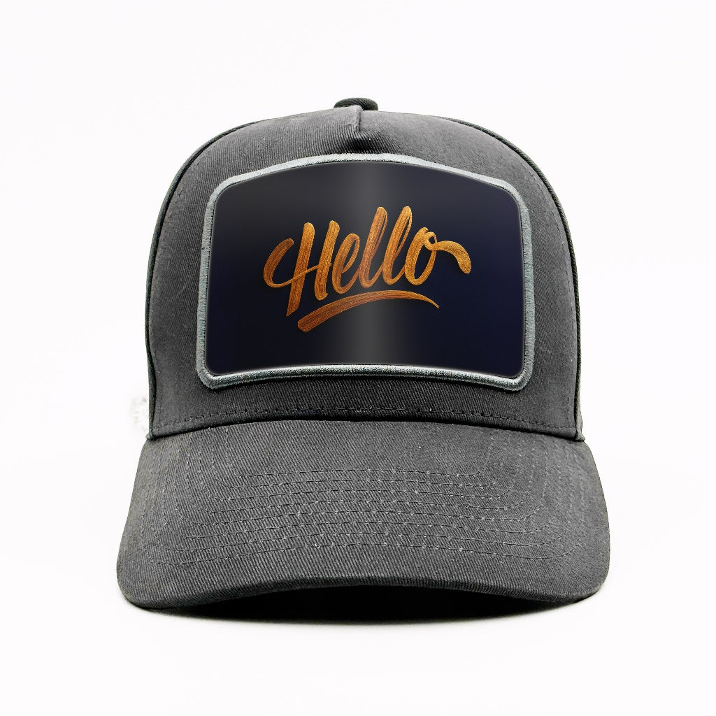 Hello – Gilded Greeting on the Granit Cotton Classic