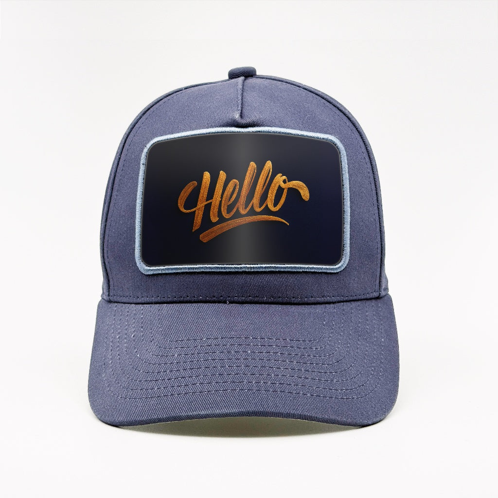 Hello – Gilded Greeting on the Marinblå Cotton Classic