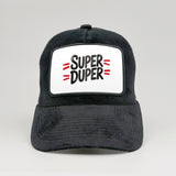 "Super Duper" on the Midnatt Velvet Trucker
