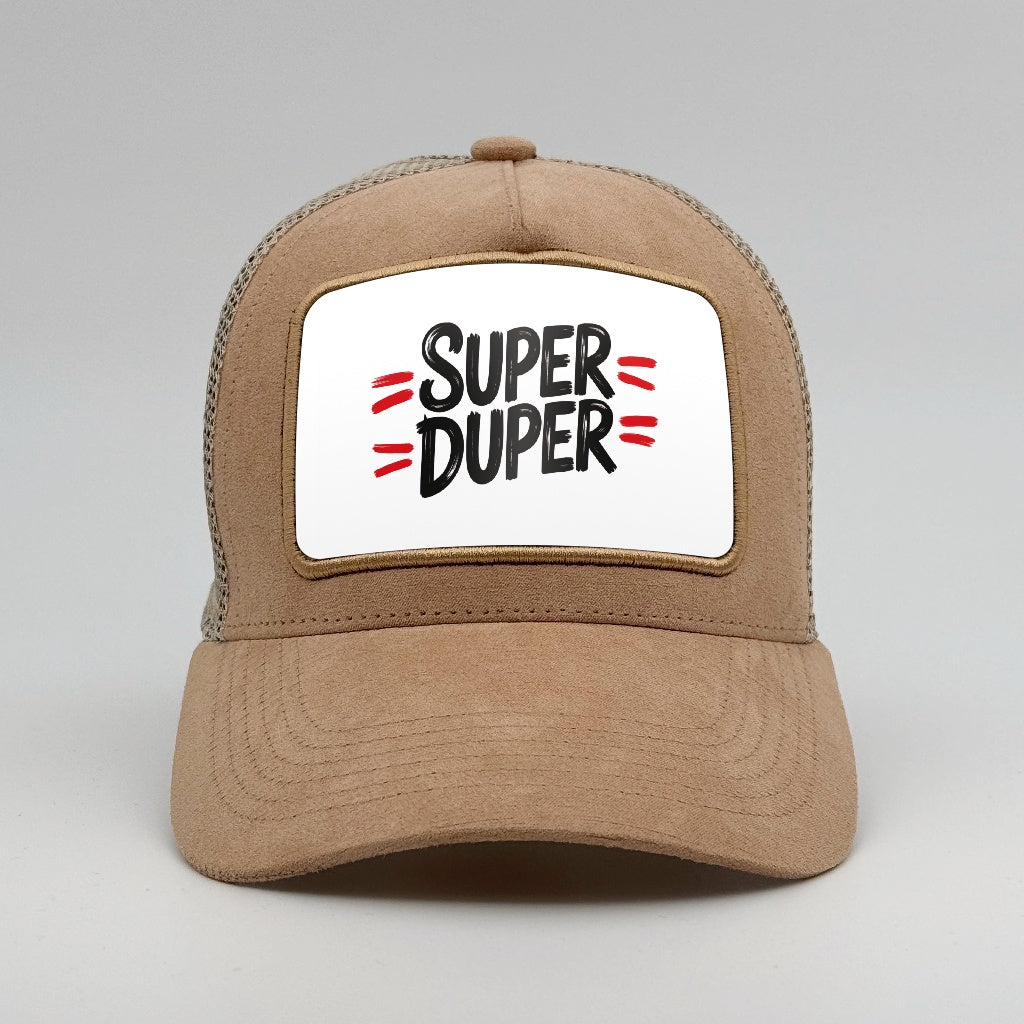 "Super Duper" on the Timmer Suede Trucker