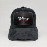 Supreme on the Midnatt Velvet Trucker