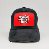 "You Got This!" on the Midnatt Velvet Trucker