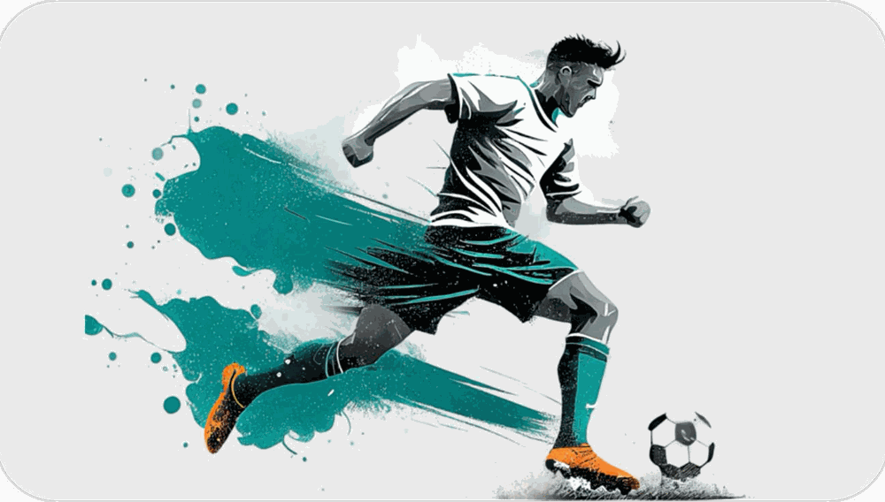 A football Art Plate